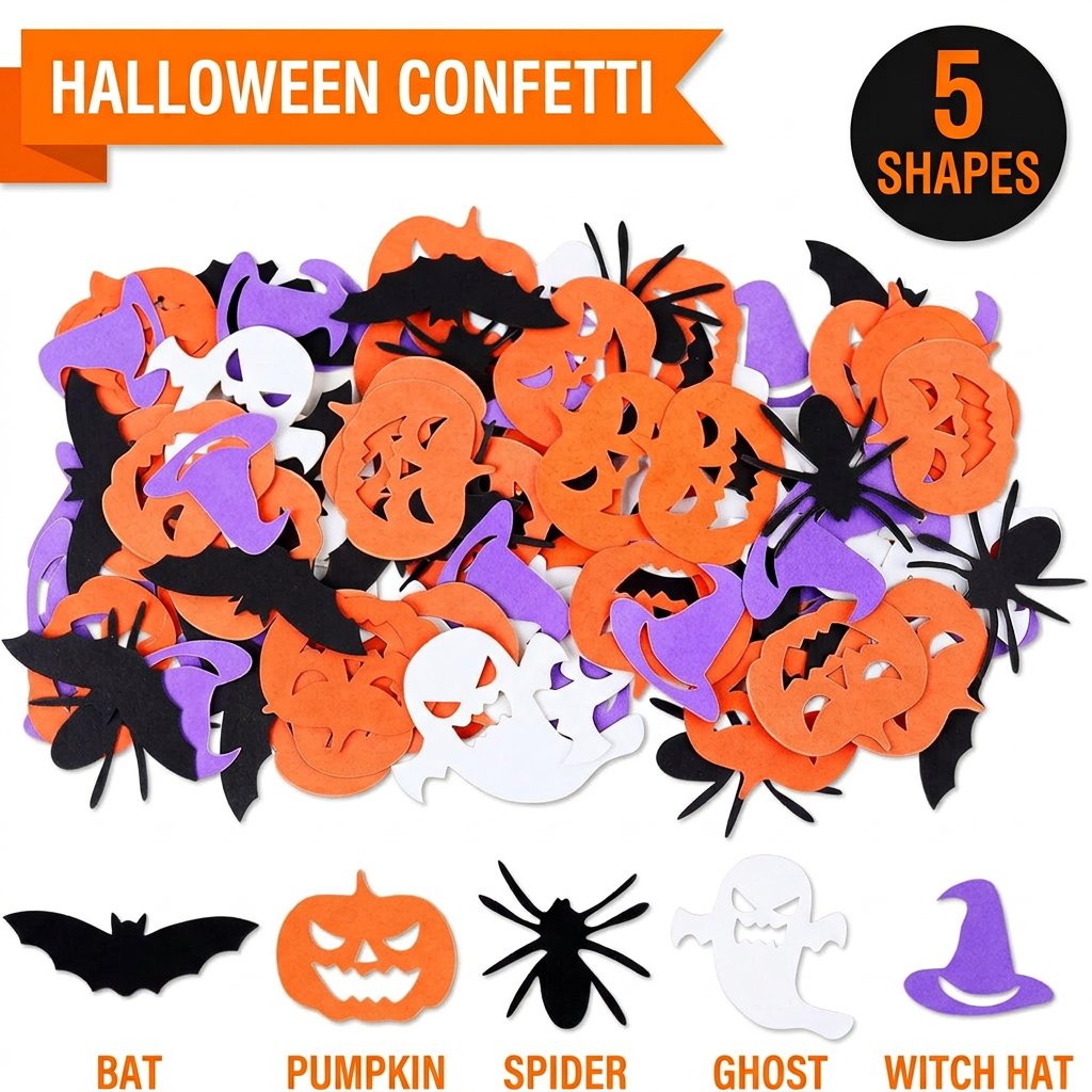 Halloween Party Decorations Co - Papercraft Supply Confetti ulasan dan harga