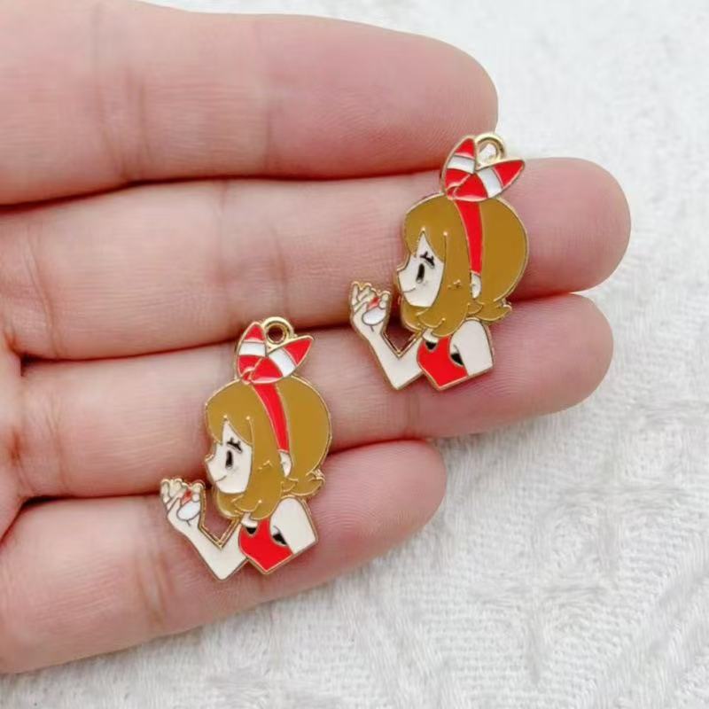 10pcs Cartoon Girl Drip Oil Al - Event Party ulasan dan harga