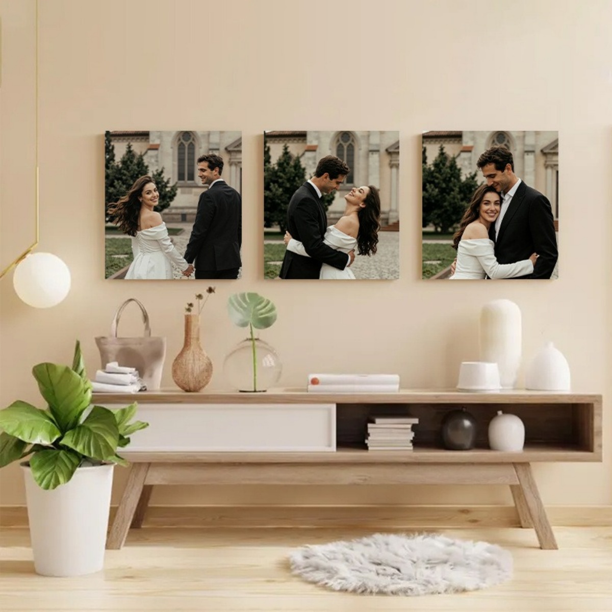 Set of 3 Custom Photo Canvas P - Eve Party ulasan dan harga