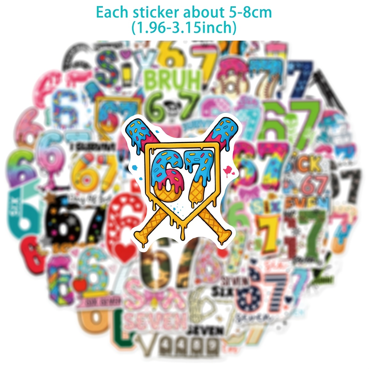 50pcs Number 67 Digital Graffi - Plastic Cup 50Pcs ulasan dan harga