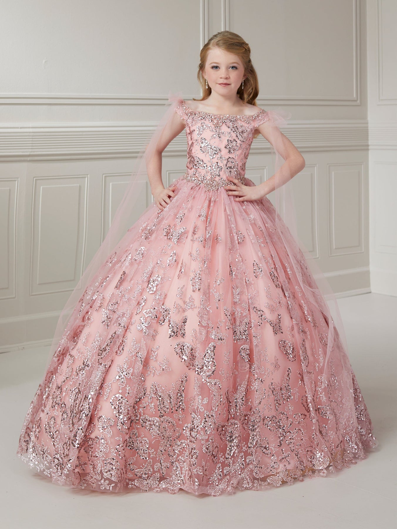 Gorgeous Flower Girl Dress Gre - Birthday Sash Glitter ulasan dan harga