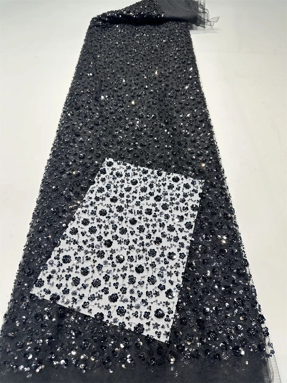 African Lace Fabric 2026 Gold  - Glitter Tablecloth ulasan dan harga