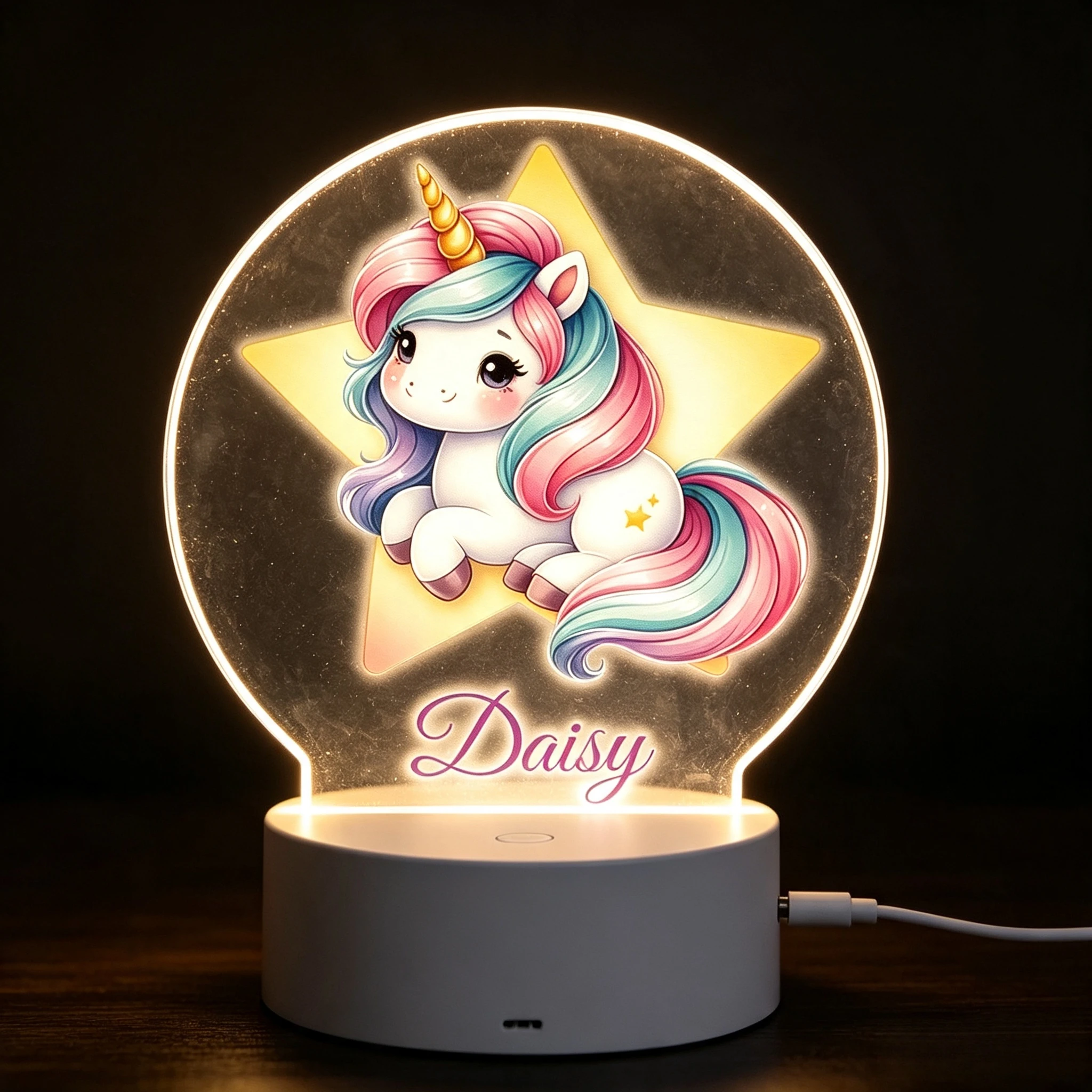 Magical Unicorn Personalized L - Led Balloon Light ulasan dan harga