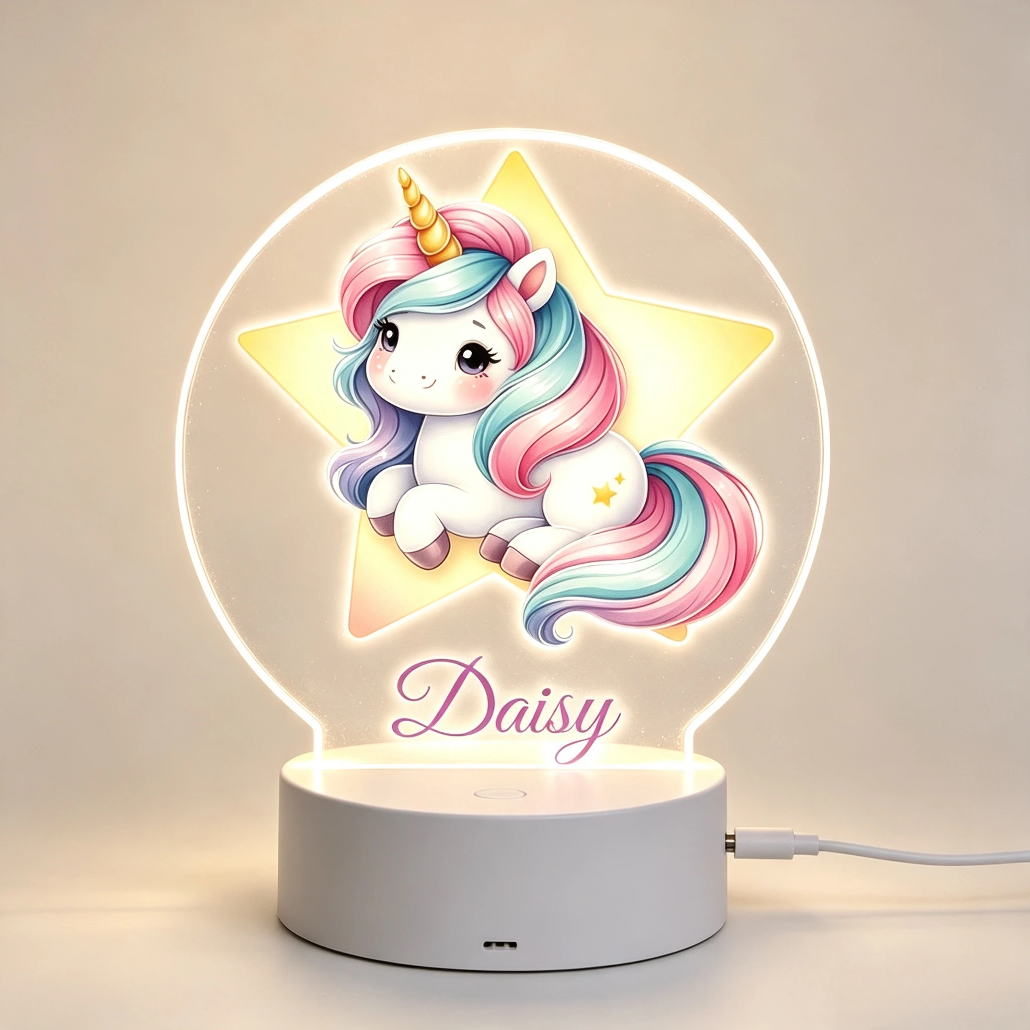 Magical Unicorn Personalized L - Led Balloon Light ulasan dan harga